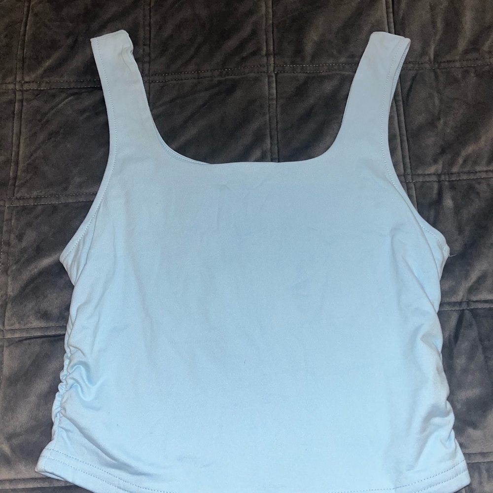 Light Blue Women's Crop Top